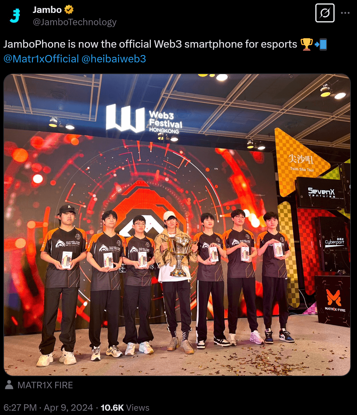 JamboPhones are the OFFICIAL Web3 Smartphone for ESPORTS