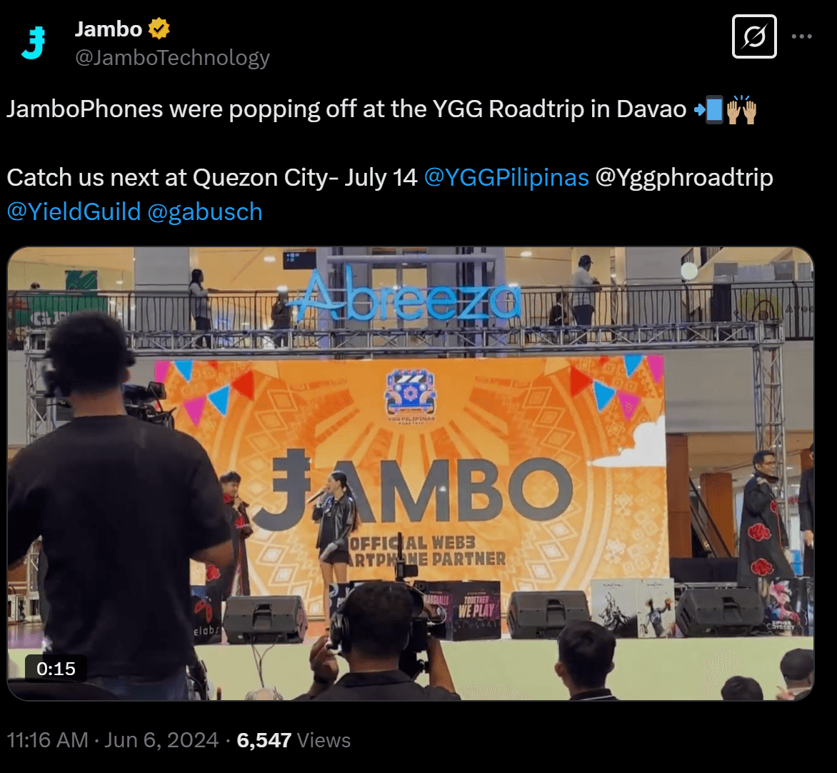 YGG x Jambo Roadtrip in Philippines