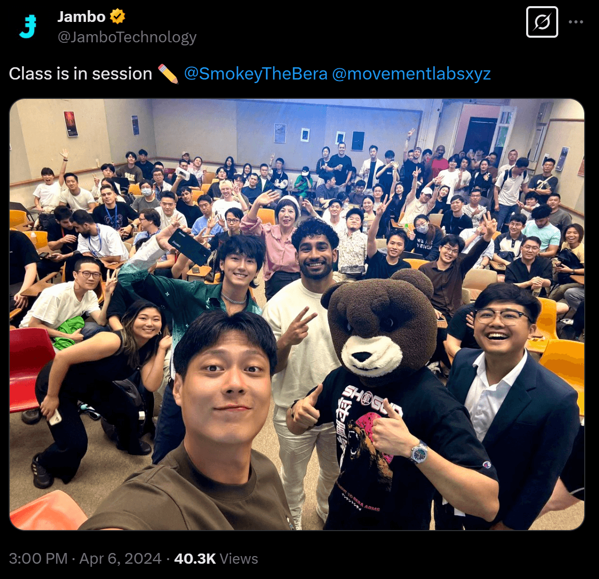 Jambo x Berachain x Movement in Hong Kong