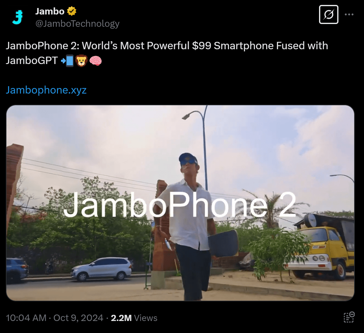 JamboPhone 2 Commercial: The World's Most Powerful $99 Smartphone