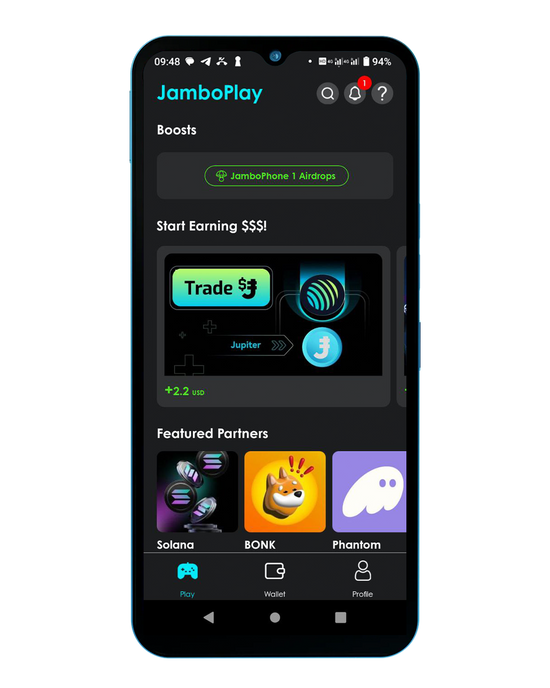 JamboPlay Gaming Interface